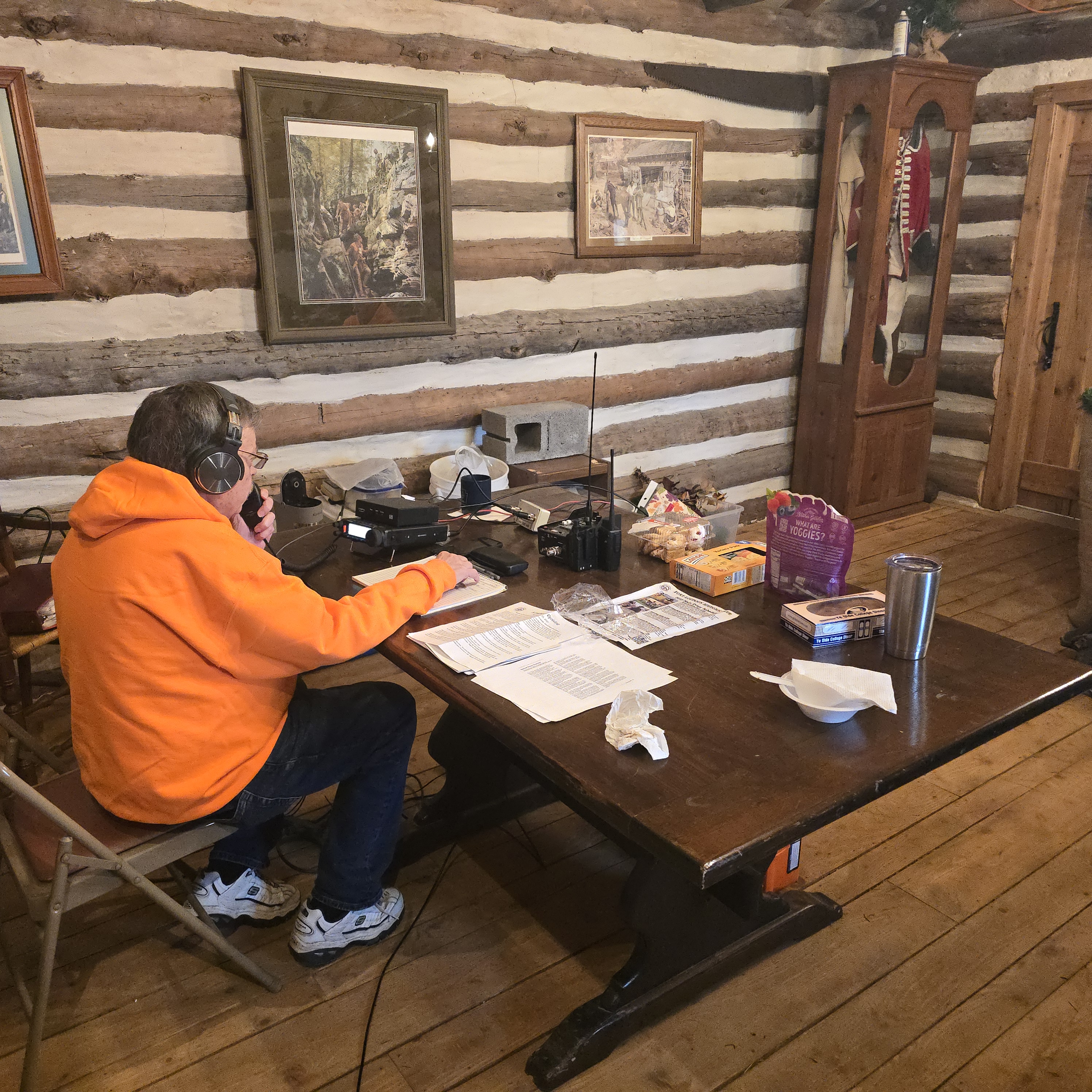 W3ACH operating at Fort Loudoun